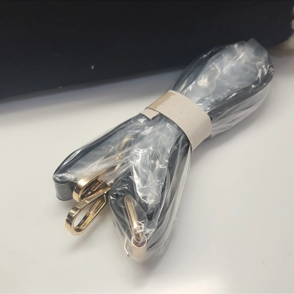 Badgley Mischka Fur Border Satchel Retail $159 NWT - Picture 11 of 12